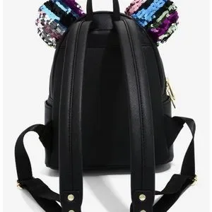Night life Party Loungefly Black RARE Iridescent Rainbow ***FIRM PRICE Loungefly | Bags | Night Life Party Loungefly Black Rare  main image 4
